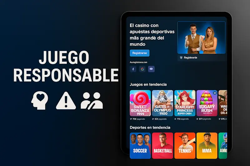 Juego responsable para usuarios de casino online