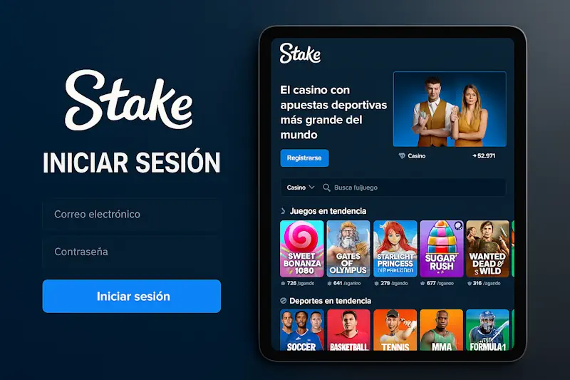 Cómo acceder a tu cuenta Stake iniciar sesión
